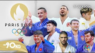 ➡️ 90 kg 🥋 CategoryBreakdowns JudoOlympics 🇫🇷 [upl. by Annail765]