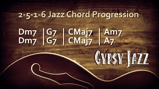 Gypsy Jazz Backing Track in C Major [upl. by Genni]