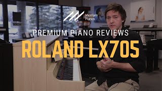 🎹Roland LX705 Digital Piano Review amp Demo  Luxury Digital Upright Piano LX Series🎹 [upl. by Arutnev]