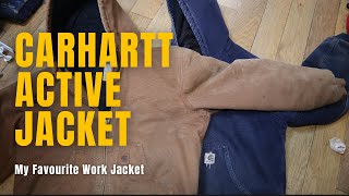 Carhartt Active Jacket My Favourite Work Jacket [upl. by Comethuauc]