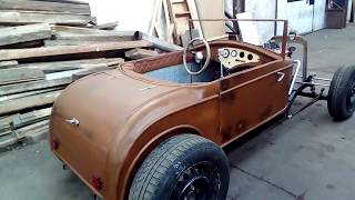 DIY mini Rat rod roadster kart [upl. by Mohn]