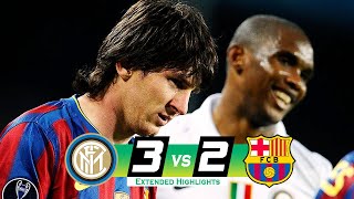 Inter Milan vs Barcelona 32 agg Highlights amp Goals  Semifinals  UCL 20092010 [upl. by Ahseinad]