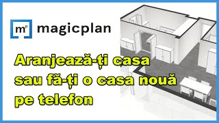 Magicplan aplicatie de proiectare si planificare pe telefon Android si iOS [upl. by Ayekin]