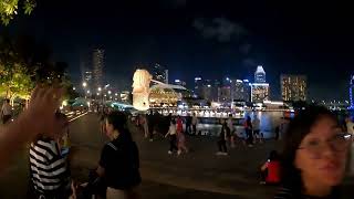 Merlion Park and Marina Bay SG [upl. by Camden]