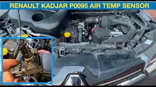 Renault Kadjar check injection fault on dash P0095 Air temperature sensor [upl. by Rehnberg]