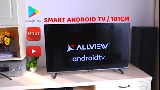 Review SMART TV cu Android Allview ePlay 40ePlay6100F [upl. by Feldt]