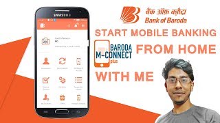 Bank Of Baroda Mobile Banking Register And Active In 2 min l Baroda MConnect Plus Activation [upl. by Eirrok359]