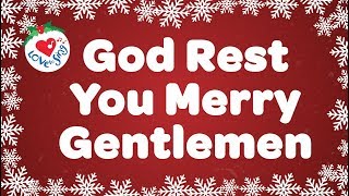 God Rest You Merry Gentlemen with Lyrics Christmas Carol Song [upl. by Rennoc21]