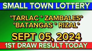 STL 1ST DRAW TARLAC ZAMBALES BATANGAS AT RIZAL SEPTEMBER 05 2024 stlrizal stltarlac [upl. by Kare]