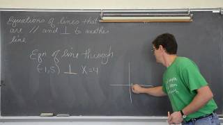 Equations of Parallel and Perpendicular Lines [upl. by Clementis439]