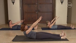 30 Min Mat Pilates Workout  Beginners Pilates Class [upl. by Kifar]