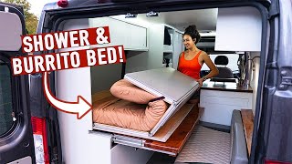 LUXURY Van Tour  DESIGN REVIEW of Innovative Campervan Layout [upl. by Chelton]