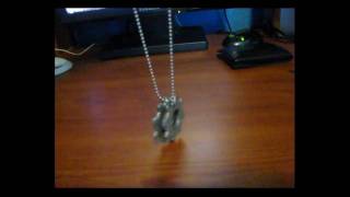 Gears of War Cog Tag Replica Necklace [upl. by Nonad491]