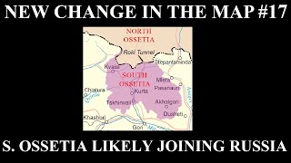 New Change in the Map  17 South Ossetia Joining Russia [upl. by Augusto]