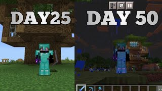 I SURVIVED 50 DAYS IN MINECRAFT 🥵🥵🥶😎 [upl. by Notlih]