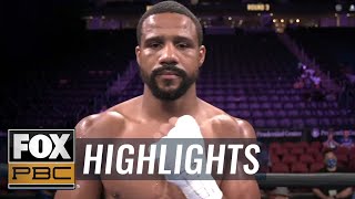 Andre Dirrell TKOs Chris Brooker inring return calls out Badou Jack  HIGHLIGHTS  PBC ON FOX [upl. by Hartzke]