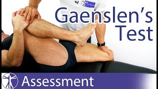 Gaenslens Test  Sacroiliac Joint Provocation [upl. by Jereme281]