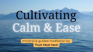 Immersive Guided Meditation Calm  Ease  Thich Nhat Hanh [upl. by Nananne]