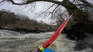 Wet January 2024 kayaking Welsh rivers [upl. by Fairleigh]