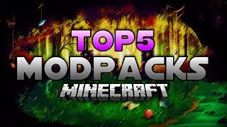 TOP 5 MINECRAFT MODPACKS DeutschHD [upl. by Hubble]