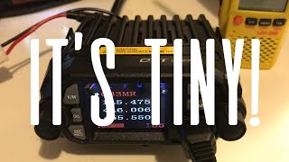 QYT KT8900D Mini Mobile Transceiver  ITS TINY [upl. by Doraj]