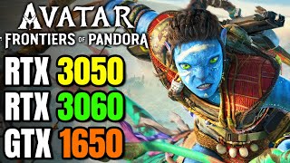 Avatar Frontiers Of Pandora  GTX 1650  RTX 3050  RTX 3060  Playable [upl. by Oremar]