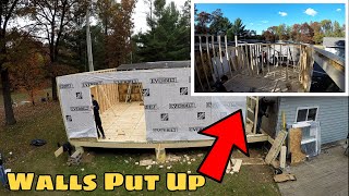 Building An Addition to Our Mobile Home in Wisconsin Part 2 [upl. by Corty]