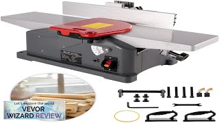 VEVOR Jointers Woodworking 6 Inch Benchtop Jointer 9000 RPMmin Jointer Planer Heavy Review [upl. by Meehahs]