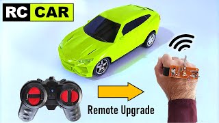 Convert simple RC car to hand gesture RC car [upl. by Reibaj987]