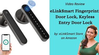 The Best Biometric Fingerprint Door Lock You Can Buy  2022 Review [upl. by Neelrac]