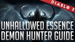 Unhallowed Essence Lightning Demon Hunter Guide GR 60 Patch 22 [upl. by Upali413]