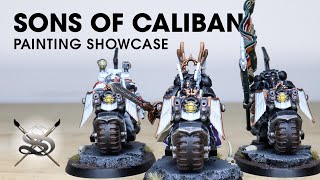 RAVENWING COMMAND Dark Angels Warhammer 40k Painting Showcase [upl. by Seugram565]