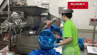 Sunby machiney deboning machine manufacture [upl. by Huppert]