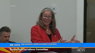 Arizona Health Innovation Trust Fund  Senate Appropriations 2024 [upl. by Komara]