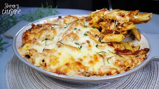 Three Cheese Baked Penne Layer up flavour on Pasta night [upl. by Comfort]