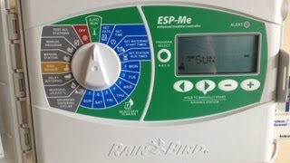 how to program ESP  Me Rainbird RainBirdCorporation rainbird [upl. by Putnam]