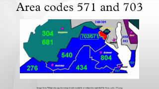 Area codes 571 and 703 [upl. by Julina]