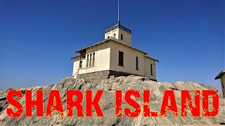 Shark Island Camp and lighthouse in Luderitz Namibia southern Africa [upl. by Ahsiekam]