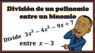 División de polinomio algoritmo de la División 4 seaprendehaciendonomirando elprofecarlos [upl. by Hamel]