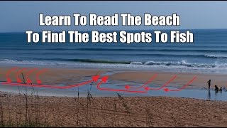 Reading The Beach  Surf Fishing Tips quotDips amp Standing Wavesquot [upl. by Brande322]