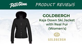 2019 Goldbergh Kaja Down Ski Jacket with Real Fur Review [upl. by Niwdla]