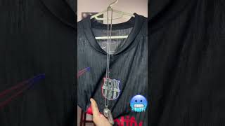 NEW BARCELONA AWAY JERSEY OUT NOW MUST WATCH barcelona spain black nike spotify messi pedri [upl. by Findlay664]