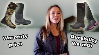 429 Winter Boots REVIEW 2022 Muck VS Hisea Vs Bogs Vs Lacrosse  Real Farm Life Testing [upl. by Attena]