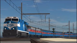 Chasing the MSRX OCS from Bayway to Farmingdale Roblox [upl. by Ntisuj364]