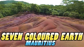 Chamarel Seven coloured Earths  Mauritius 4k [upl. by Ardaid]