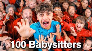 I Survived 100 Babysitters in 24 Hours [upl. by Becca]