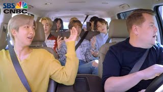 BTS Carpool Karaoke with James Corden 2020 Part 2 [upl. by Judus]