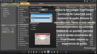 CyberLink PowerDVD 10 Ultra 3D Mark II  Mejoras de Audio de TrueTheater [upl. by Garretson975]