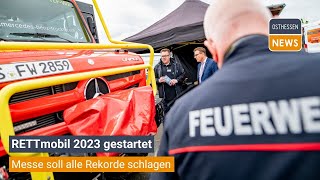 FULDA RETTmobil 2023 gestartet  Messe soll alle Rekorde schlagen [upl. by Tse639]