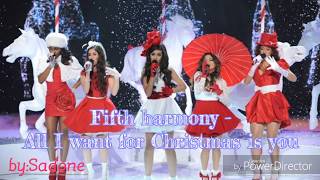 Fifth Harmony  All I Want For Christmas Is You【中英歌詞】 [upl. by Llertac]